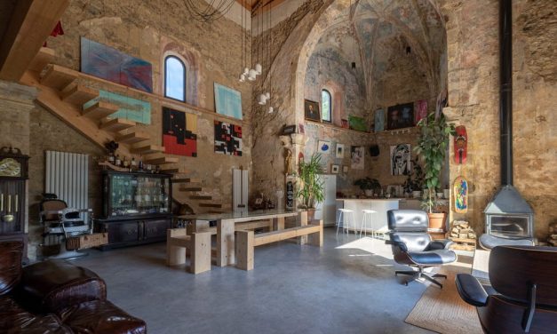 Abandoned Spanish church becomes dream home