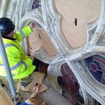 Salford Cathedral allows visitors on site to see progress made on restoration project